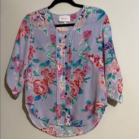 Yumi Kim floral Lizzie top - Picture 1 of 7